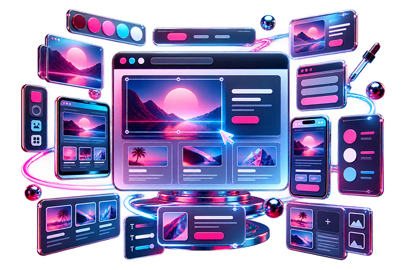 Website Design Service - Multiple Screens